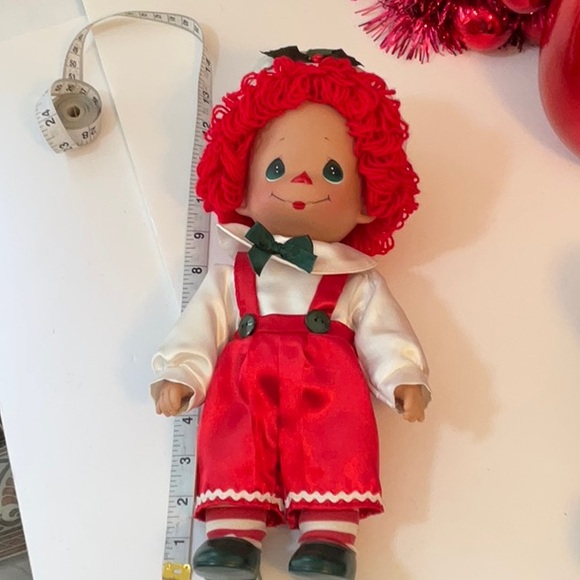 RAGGEDY ANN AND ANDY DOLLS (PRECIOUS MOMENTS) LIKE NEW - Picture 4 of 5